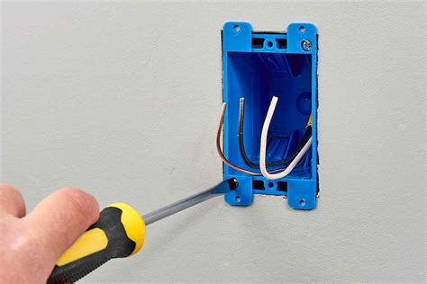 how to install metal outlet box in drywall|install old work ceiling box.